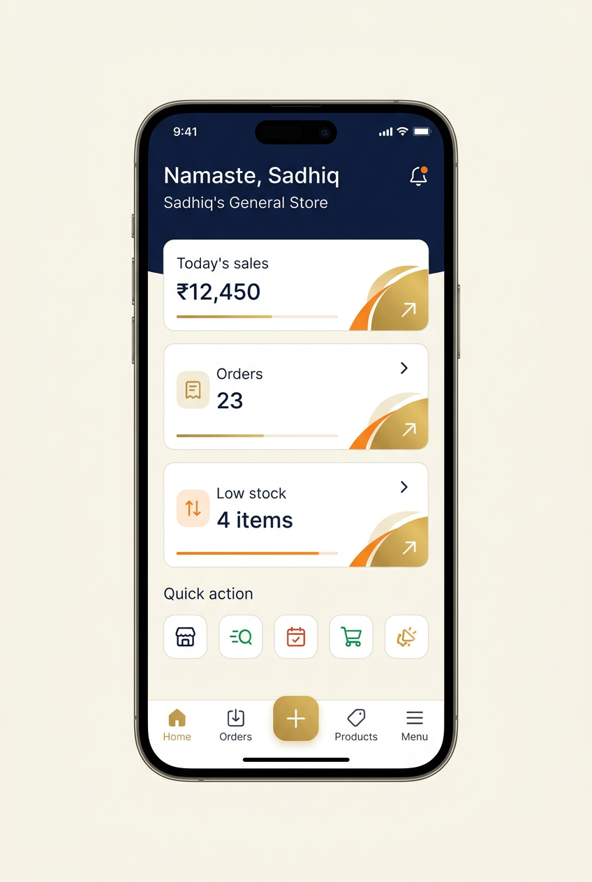 Home dashboard